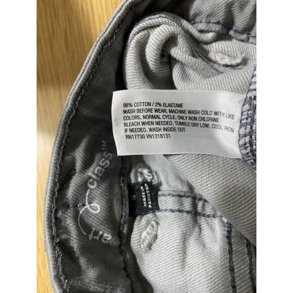 Art Class Girls Size 10 Gray Cargo Wide Leg Denim Jean Pants Cotton Blend - Picture 9 of 11